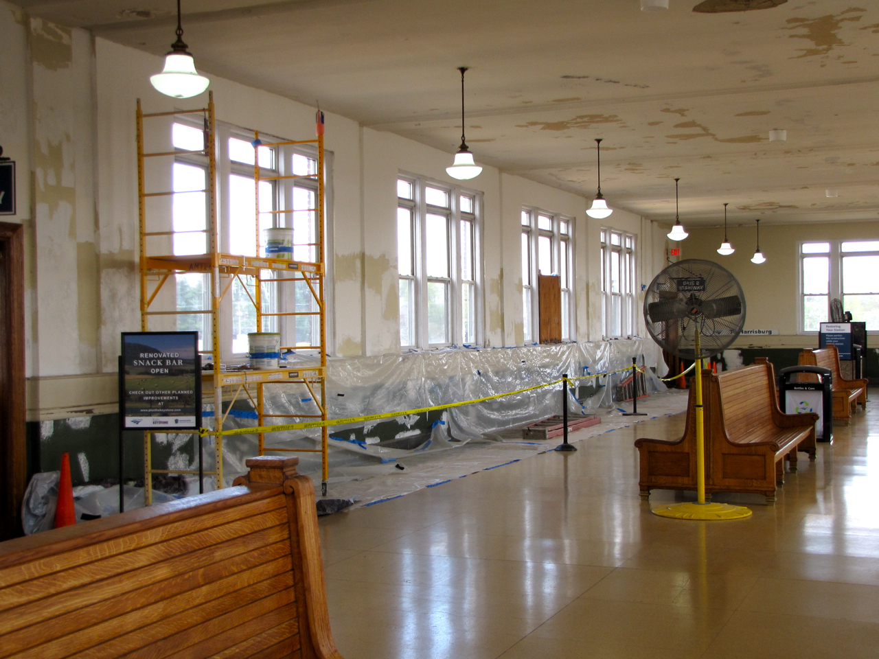 Amtrak station renovation